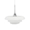 Dyberg Larsen AVA Pendant - Hanglamp D40 cm - Opal glas met chroom