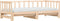vidaXL - Slaapbank - met - onderschuifbed - 80x200 - cm - massief - grenenhout