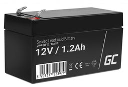 Green Cell AGM17 - Accu VRLA/AGM 12V 1,2Ah - 5 jaar levensduur