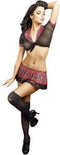 Baci Schoolmeisje Set - One Size - Lingerie