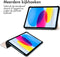 imoshion Tablet Hoes Geschikt voor iPad 10 (2022) 10.9 inch 10e generatie - imoshion Trifold Bookcase - Beige /Beige