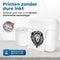 Gatson Mini Printer - Mobiele Fotoprinter - 300DPI - 14 Rollen Papier + 5 Kleurpennen - Wit