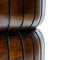 Liviza Ronde eettafel Lino - Mangohout - Rond Bruin - 75 cm , 120 cm , 120 cm
