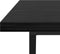 vidaXL - Salontafel - in - zwart - eiken - - - 100x50x40 - cm - - - Gemaakt - van - composiet - hout - en - metaal