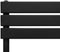 Platte Paneel Handdoekradiator - 1200mm x 450mm - 1892 BTU - Zwart