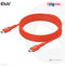 Club 3D - USB2 Type-C Bi-Directional Cable - Data 480Mb PD 240W (48V/5A) EPR M/M 2m Rood
