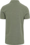 Profuomo Piqué Poloshirt - Heren - Licht getailleerd - Groen - Maat L