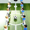 vidaXL Voetbaltafel 60 kg 140x74.5x87.5 cm staal wit