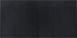 vidaXL - Vloerkleed - rechthoekig - 100x200 - cm - bamboe - zwart