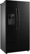 Midea KS DDX 6.32 WT - Amerikaanse Koelkast - 520 Liter Netto - No Frost - Dual Inverter Compressor - Zwart Roestvrijstaal