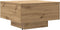 vidaXL - Salontafel - met - LED - verlichting - Artisan - Eiken - 55x55x31 - cm