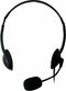 Ewent EW3563 - Hoofdtelefoon met Microfoon - Draad - Zwart