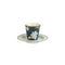 Laura Ashley Heritage Collectables Kop en Schotel koffie set / Espresso kopjes - Midnight Uni 9 cl. - Porselein