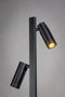ETH Miller Vloerlamp 2x E27 Zwart