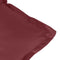 vidaXL - Stoelkussens - 6 - st - lage - rug - 100x50x7 - cm - stof - gemêleerd - wijnrood