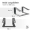 iMoshion Aluminium Antislip Laptop Standaard - Ergonomische Laptop Stand - Tablet Houder - Geschikt voor alle Laptops - Donkergrijs