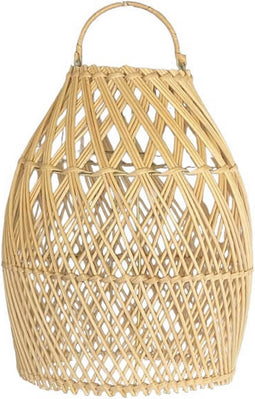 Uma Cantik - Lampenkap Laga - rotan hanglamp - 25 cm