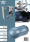 Umbro Fitness Bal - 50 CM - Peanut Ball - Zwangerschapsbal - Evenwichtsbal voor Kantoor - Max. 200 KG - Blauw