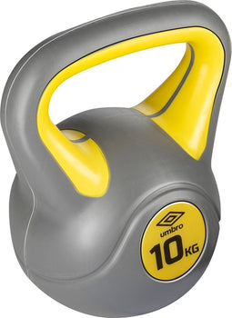 Umbro Kettlebell 10kg - Instapgewicht Man - Kunststof - Beginner - Grijs