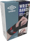 Umbro Wrist Wraps - 2 Stuks - Voor Fitness, Crossfit en Krachttraining - Rood/ Zwart