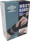 Umbro Wrist Wraps - 2 Stuks - Voor Fitness, Crossfit en Krachttraining - Wit/ Zwart