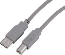 Sharkoon 4044951015290 - USB 2.0 A Mannelijk naar B Mannelijk - 0,5 m - Grijs