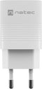 Natec Ribera GaN - Oplader 30W - 2 poorten USB-A en USB-C - Snellaadtechnologie (Power Delivery 3.0, Quick Charge 3.0)