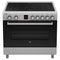 ETNA FI590RVS - Inductiefornuis 5 kookzones 105 liter RVS