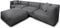 Feel Furniture - Binnen en Buiten bank - Odin - 4 Persoonsbank - Grijs - Met Hocker