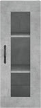 vidaXL - Hangkast - 34,5x34x90 - cm - betongrijs