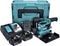 Makita DBO380RTJ - Accu Vlakschuurmachine 18V 5.0Ah - Stofafzuiging - Klembevestiging