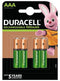 Duracell Recharge Ultra AAA-batterijen - Oplaadbaar - 900 mAh - (4 stuks)