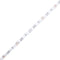 vidaXL - Bedframe - met - hoofdbord - en - LED-verlichting - betongrijs - 90x190 - cm