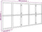 vidaXL - Kamerscherm - met - 5 - panelen - 350x180 - cm - zwart