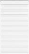 vidaXL - Zebra - Blind - 75x100 - cm - stofbreedte - 70,9 - cm - polyester - wit