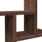 vidaXL - Wandschappen - 2 - st - 38x12x38 - cm - bewerkt - hout - bruin - eikenkleurig