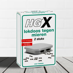 HG X - Ongedierte - Mierenlokdoos Binnen - Bestrijdt Tot In Het Nest - 2 Doosjes - 1 stuk