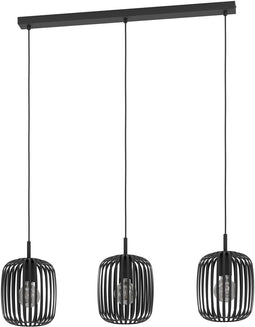 EGLO Romazzina - Hanglamp - E27 - 77 cm - Zwart