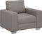 vidaXL - Ligzetel - in - Taupe - - - 59 - cm - Stof