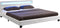 Gestoffeerd bed Paris - 140 x 200 cm - LED Verlichting - Wit