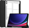 imoshion Tablet Hoes Geschikt voor Samsung Galaxy Tab S10 Plus / Tab S9 FE Plus / Tab S9 Plus - imoshion Trifold Hardcase Bookcase - Zwart /Zwart