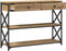 vidaXL - Console - Tafel - Artisan - Eik - 100x28x75 - cm - Geengineerd - Hout - & - Staal