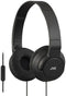 JVC HA-SR185 - On-Ear Koptelefoon - 30 mm Neodymium Driver Deep Bass - Zwart
