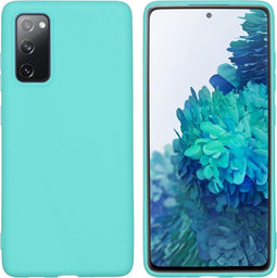 iMoshion Hoesje Geschikt voor Samsung Galaxy S20 FE Hoesje Siliconen - iMoshion Color Backcover - Mintgroen