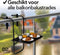 Infinity Goods Balkontafel - Inklapbaar - 40 x 60 cm - Verstelbaar - Zwart