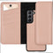 Selencia Hoesje Geschikt voor Samsung Galaxy S21 Hoesje Met Pasjeshouder - Selencia Eny Uitneembare Vegan Lederen Clutch - Roze