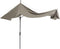 Madison - Parasol Asymetrisch Sideway - Taupe - 360x220