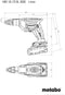 Metabo HBS 18 LTX BL 3000 - Accu-schroefboormachine 18 V 4.0 Ah LiHD - Brushless motor - (2 stuks)