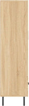 vidaXL - Hoge - kast - 69,5x31x115 - cm - bewerkt - hout - sonoma - eikenkleurig
