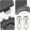 vidaXL - Snelsluit - Toiletbril - met - Soft - Close - Duroplast - in - Anthraciet